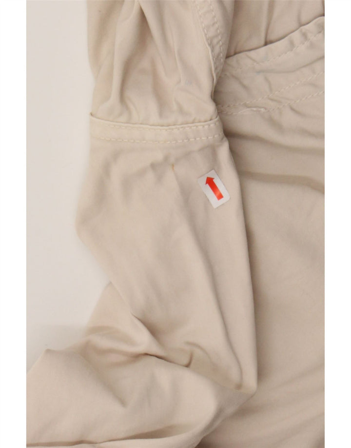 JACOB COHEN Womens Straight Casual Trousers W31 L27 Beige Cotton Vintage Jacob Cohen and Second-Hand Jacob Cohen from Messina Hembry 