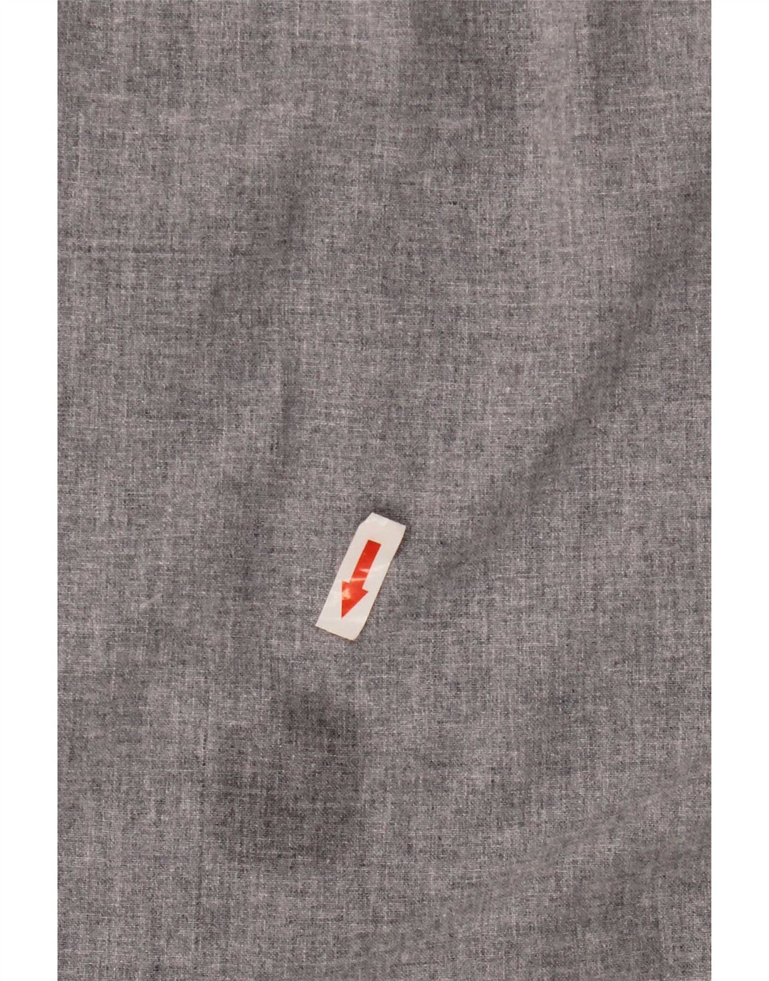 Camisa masculina Benetton grande algodão cinza