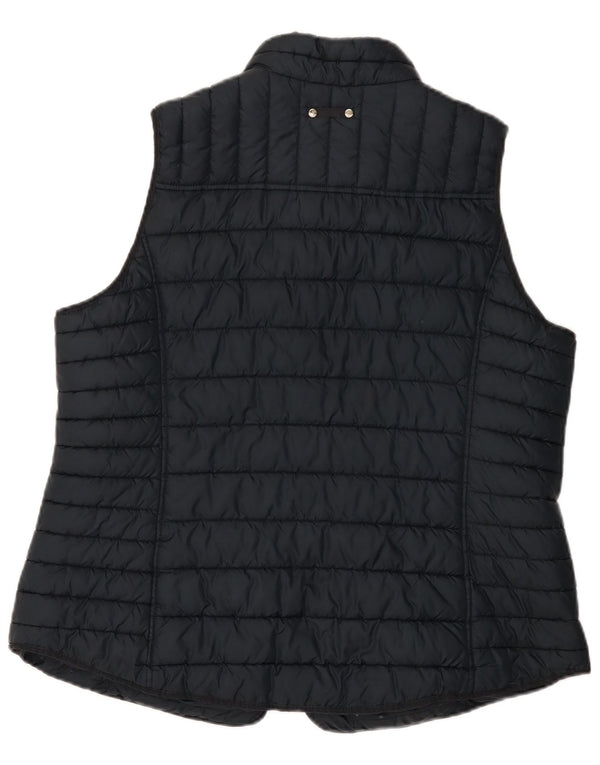 Gilet feminino acolchoado Joules UK 20 2XL poliéster azul marinho