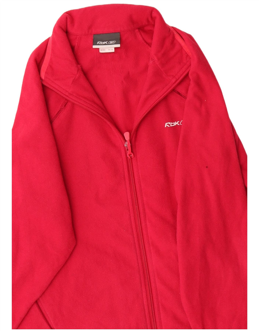 Jaqueta de lã feminina REEBOK UK 10 poliéster vermelho pequeno