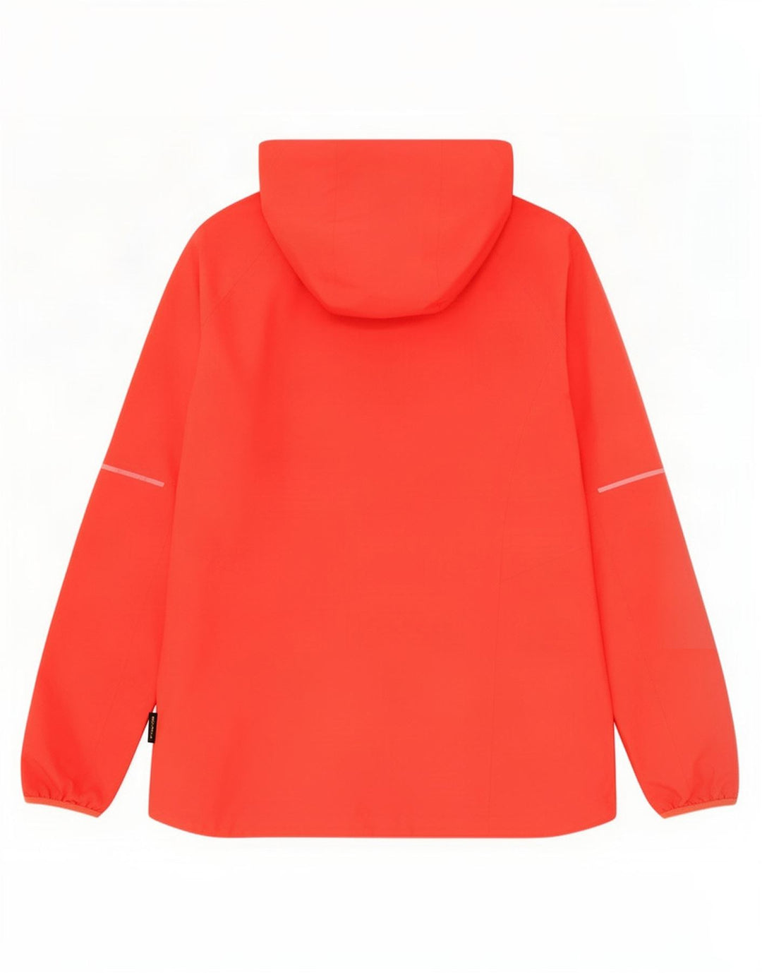 Jaqueta de chuva feminina com capuz Jack Wolfskin Reino Unido 14/16 grande poliéster vermelho