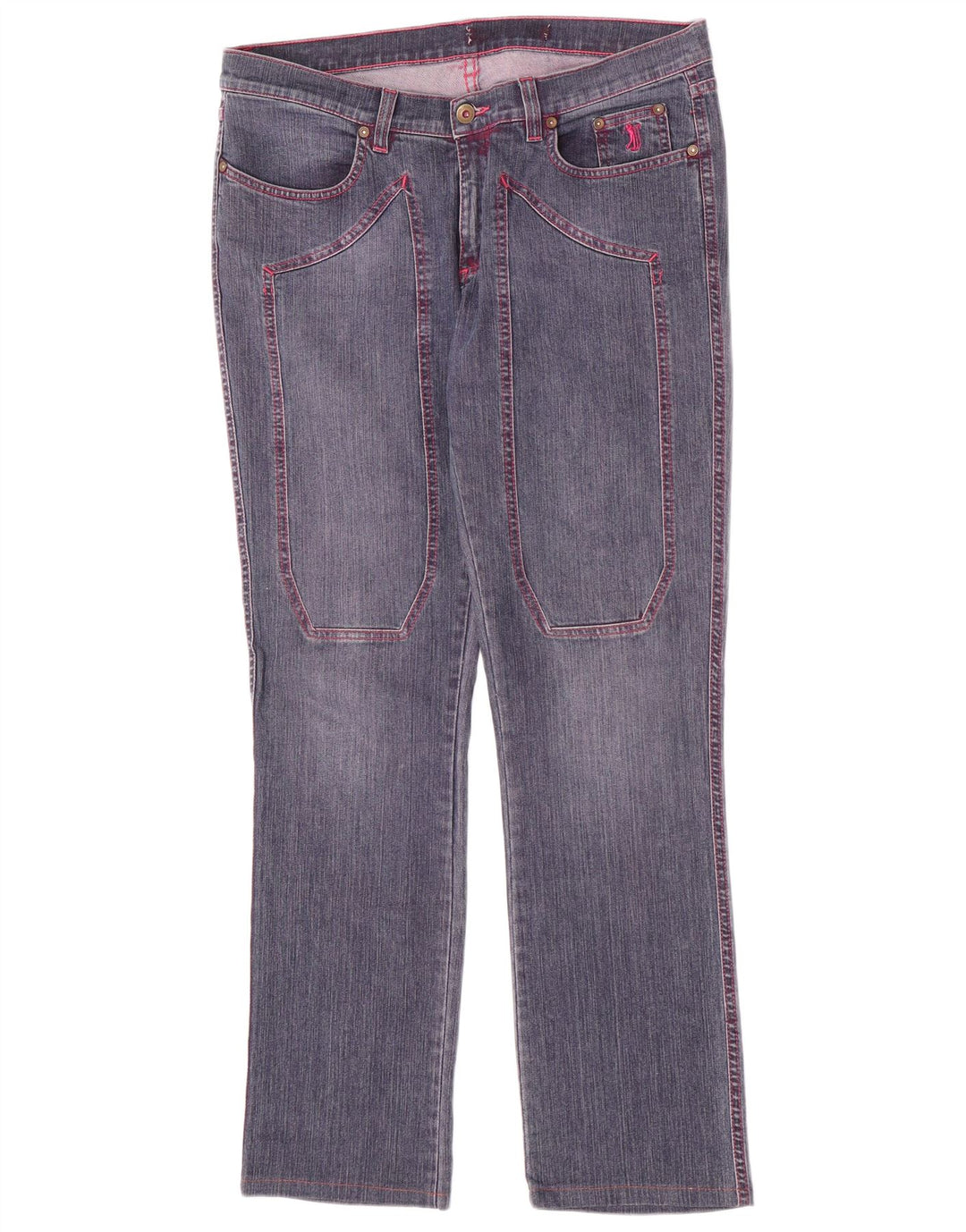 Jeckerson Jeans Slim Feminino W34 L30 Azul Algodão