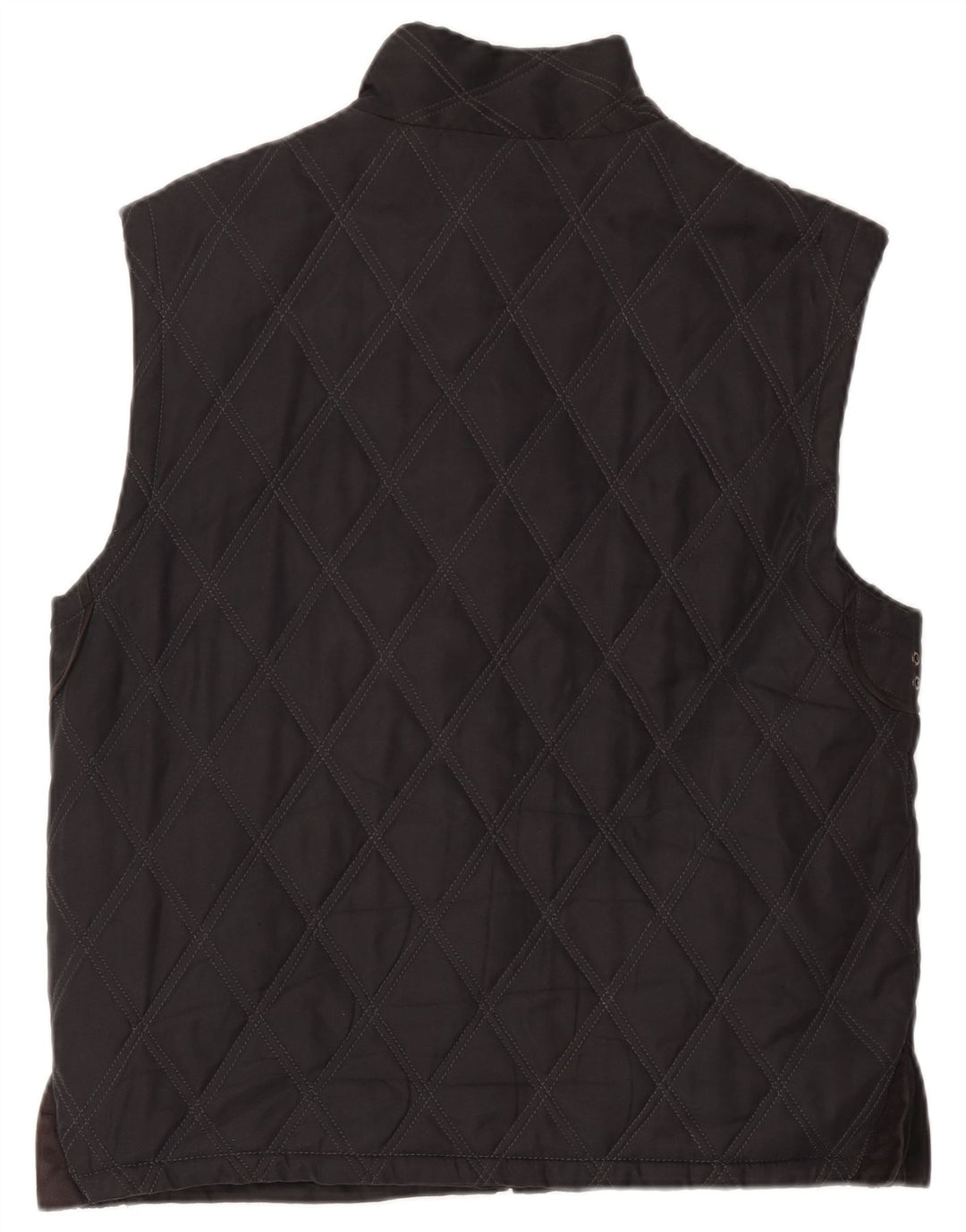 Colete acolchoado feminino Mila Schon EU 52 4XL poliéster preto