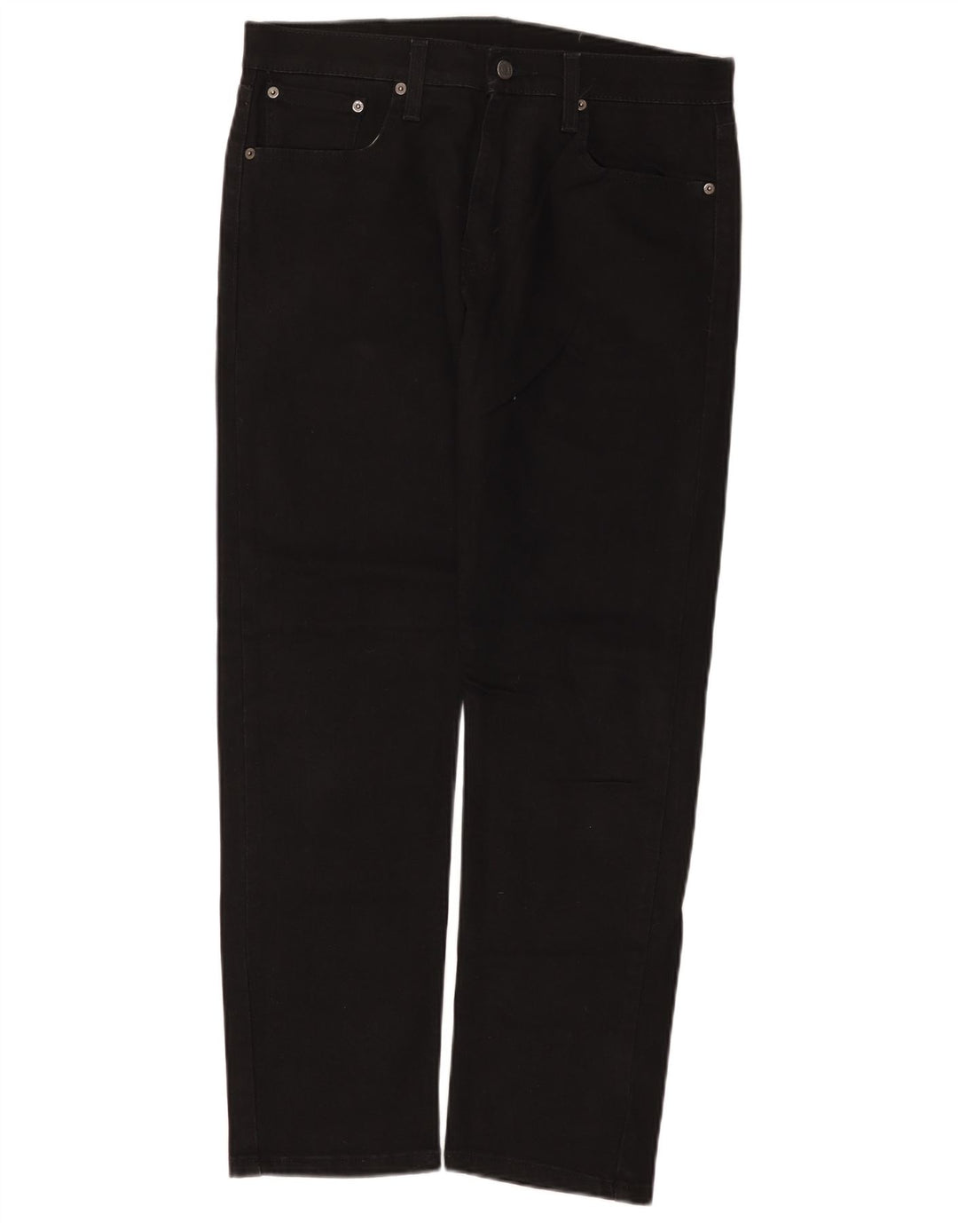 Levi's Masculino 502 Tapered Jeans W32 L30 Algodão Preto