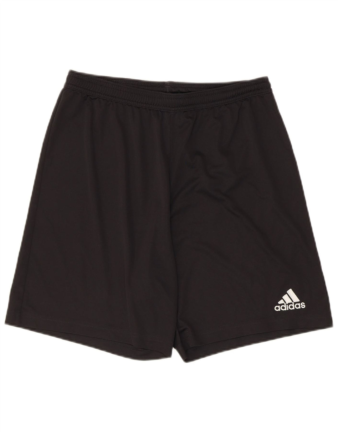 Shorts esportivos masculinos Adidas grande poliéster preto