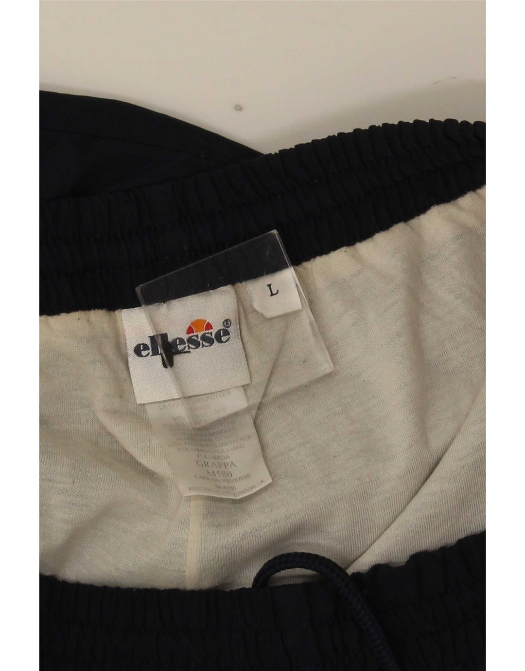 Calça de treino masculina Ellesse grande poliéster azul marinho