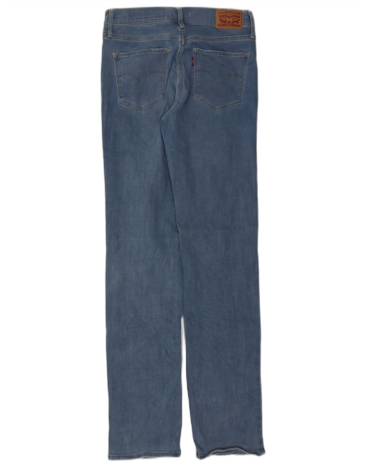 Calça jeans feminina Levi's 314 Shaping Straight W27 L32 azul algodão