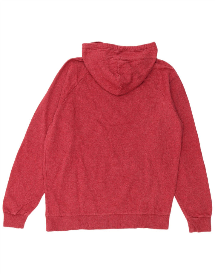 UNDER ARMOUR Suéter masculino com capuz médio algodão vermelho