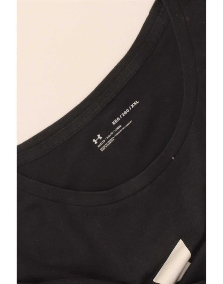 Camiseta gráfica masculina Under Armour Top 2XL preta