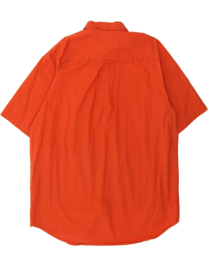 EDDIE BAUER Mens Tall Shirt Large Red Cotton Vintage Eddie Bauer and Second-Hand Eddie Bauer from Messina Hembry 
