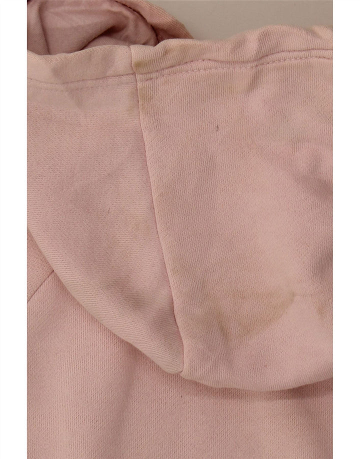 ELLESSE Girls Graphic Hoodie Jumper 13-14 Years Pink Cotton Vintage Ellesse and Second-Hand Ellesse from Messina Hembry 