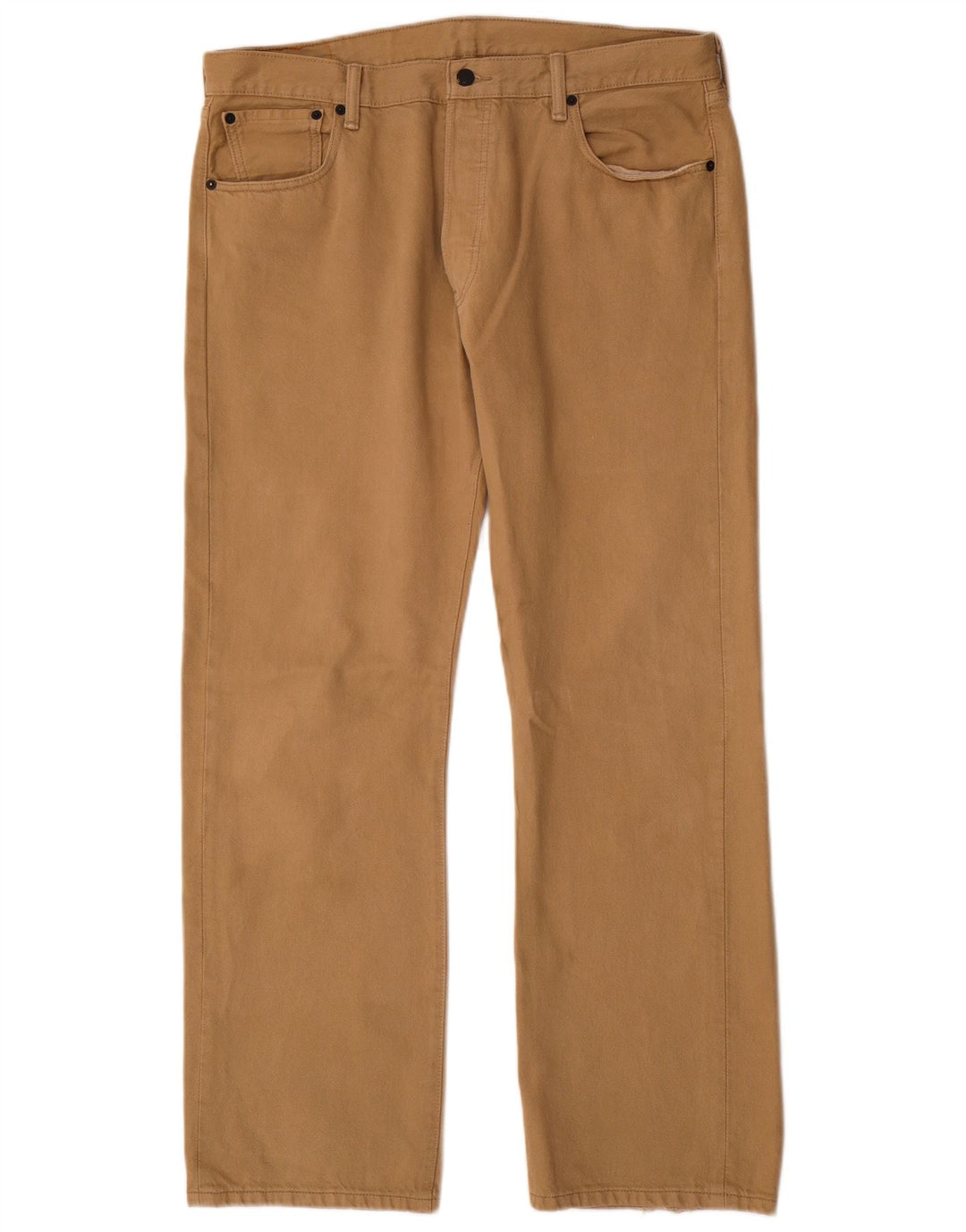 Levi's Masculino 501 Straight Jeans W36 L30 Algodão Bege