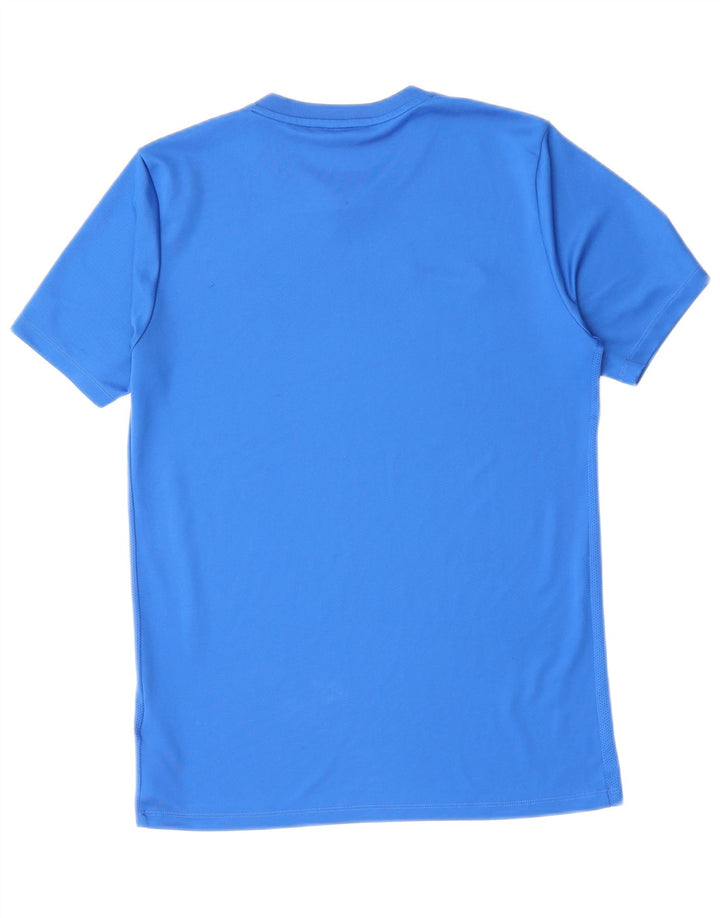 Camiseta Nike Masculina Dri Fit Top Médio Azul Poliéster