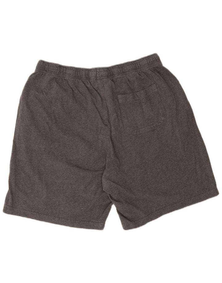 Shorts esportivos masculinos Nike XL cinza manchado de algodão