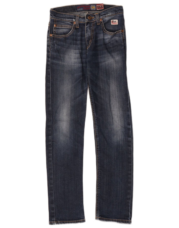Roy Rogers Boys Jeans Slim 9-10 Anos W24 L26 Azul Algodão