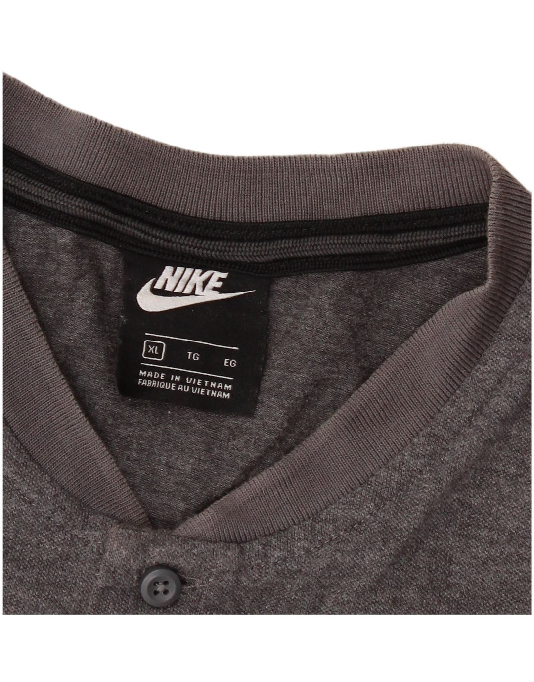 Camiseta Nike Masculina Inter de Milão Top XL Cinza Algodão