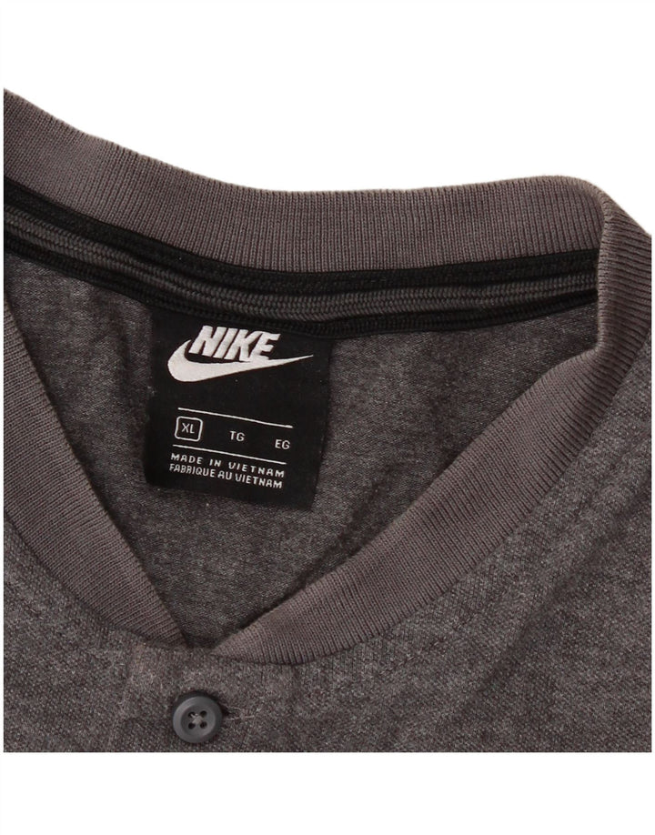 Camiseta Nike Masculina Inter de Milão Top XL Cinza Algodão