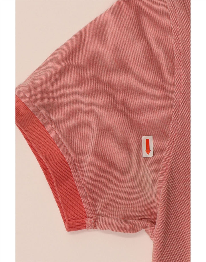 MARLBORO CLASSICS Camisa polo masculina pequena de algodão rosa