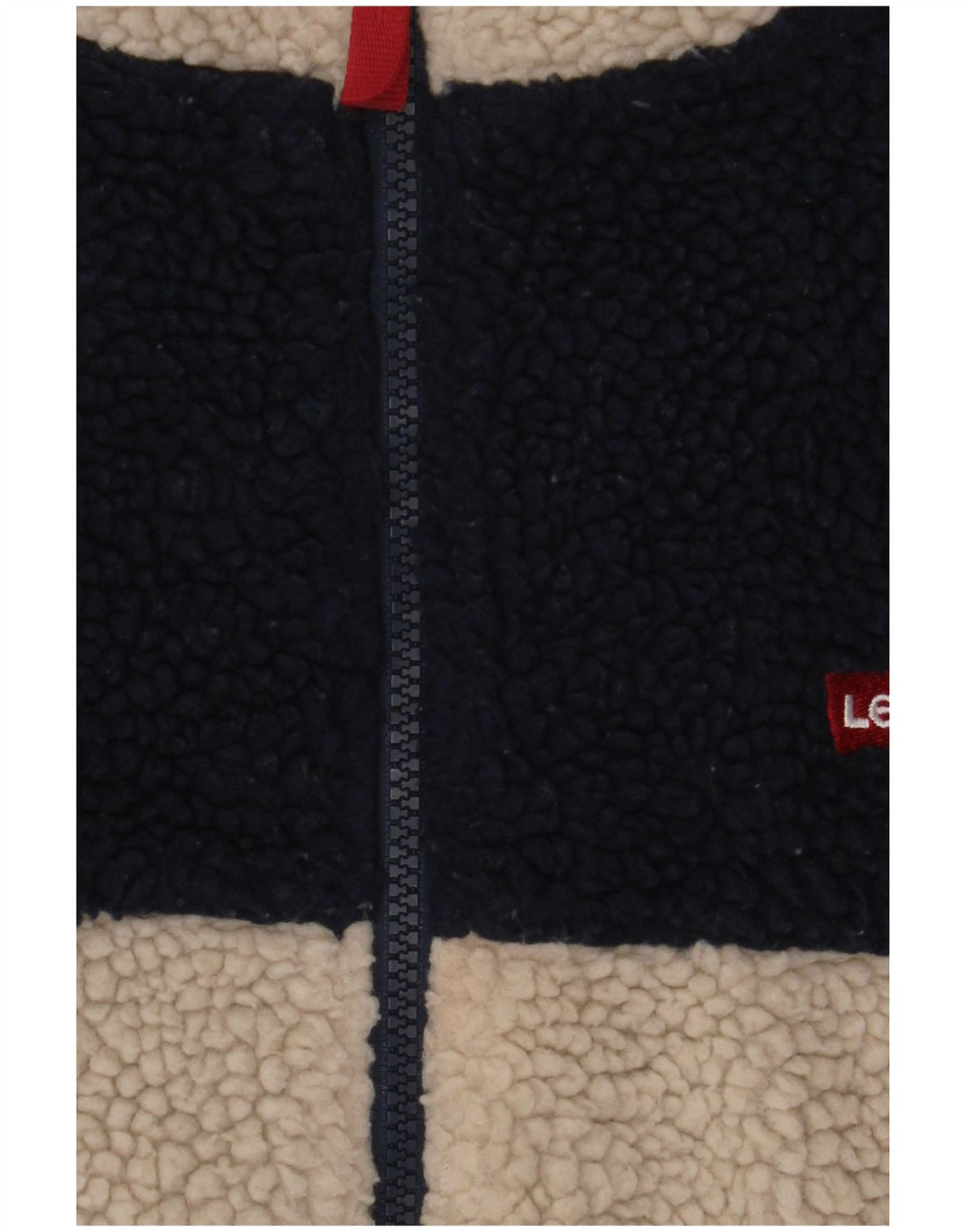 Jaqueta Levi's Boys Fleece 15-16 Anos Bege Colourblock Poliéster
