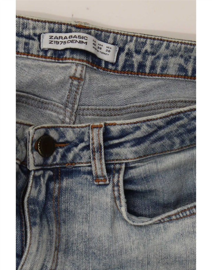 Zara Jeans Skinny Feminino EU 40 Médio W30 L29 Azul