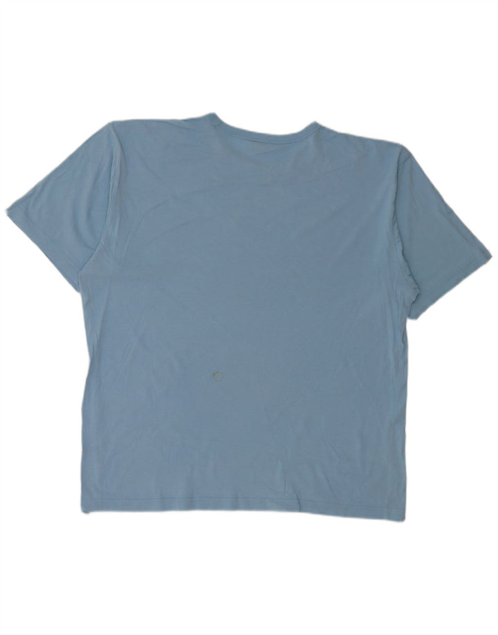 Camiseta masculina ESPRIT Top grande algodão azul