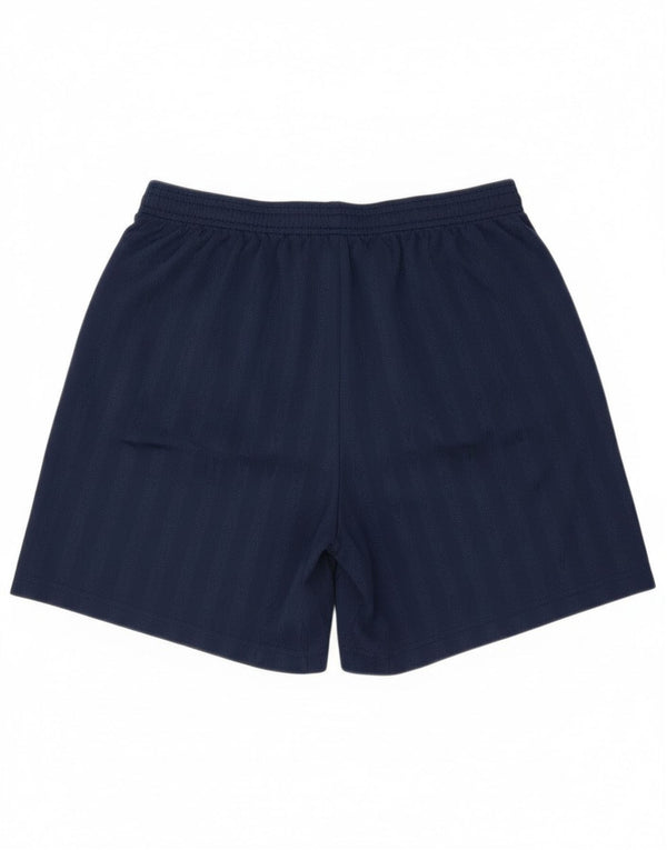 Shorts esportivo masculino Umbro grande poliéster listrado azul marinho