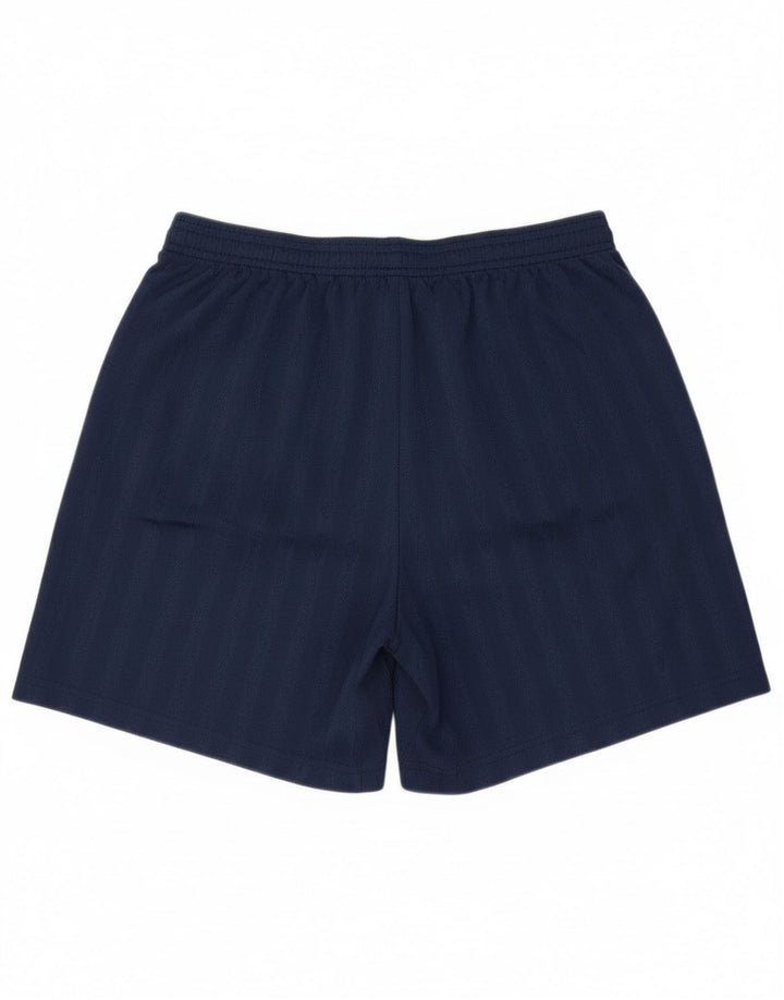 Shorts esportivo masculino Umbro grande poliéster listrado azul marinho