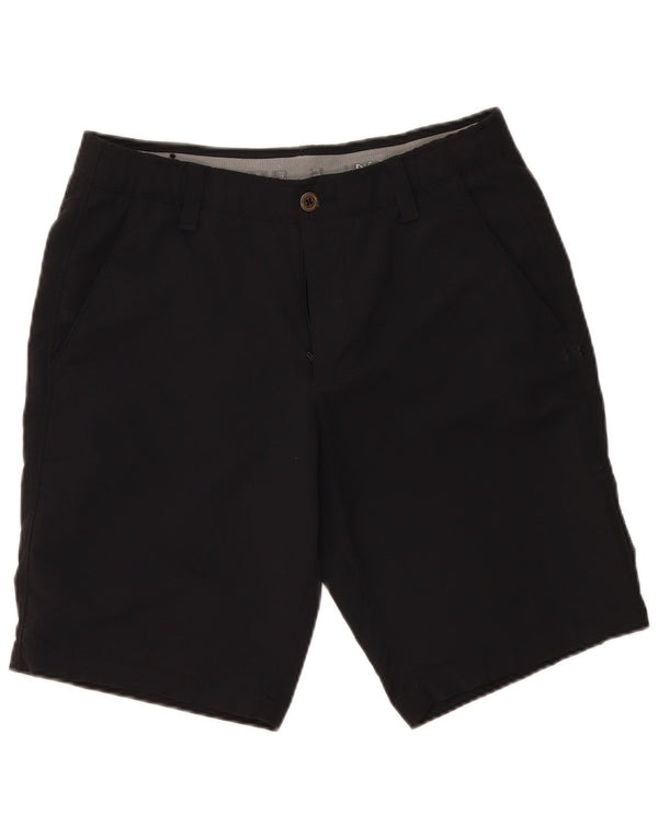 Under Armour Masculino Heat Gear Chino Shorts W34 Grande Poliamida Preta