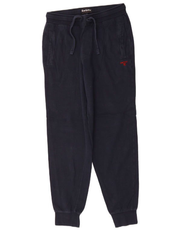 Barbour Calça de treino masculina Joggers médio algodão azul marinho