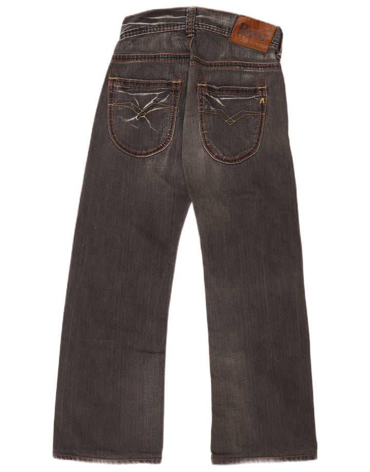 Replay Jeans Bootcut Feminino W26 L27 Algodão Cinza
