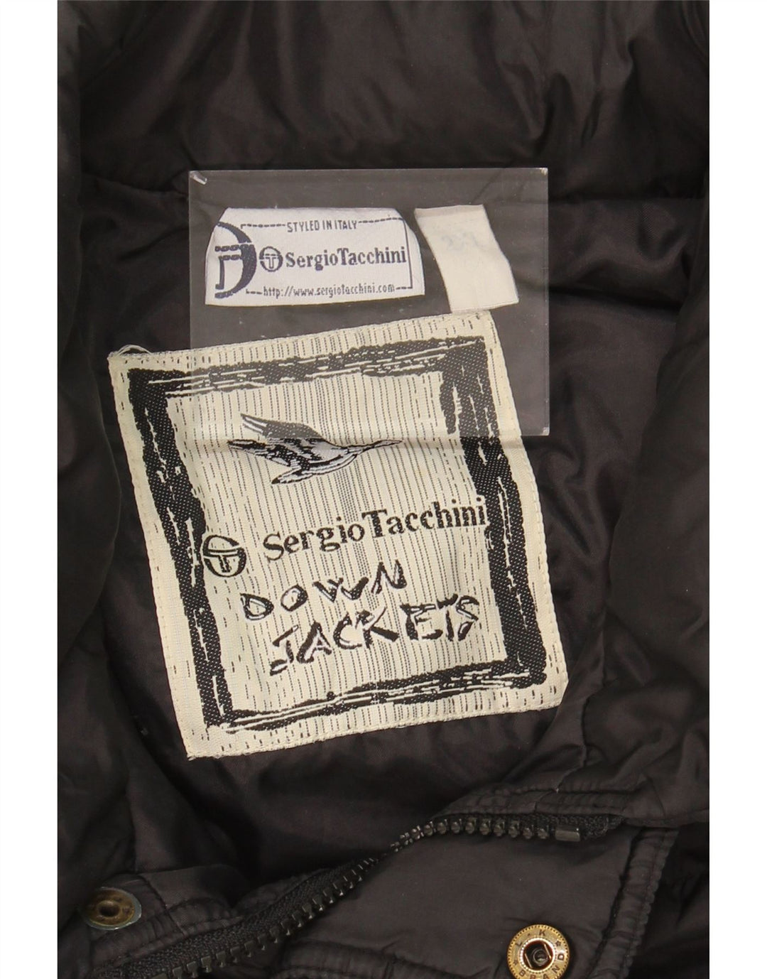 Jaqueta acolchoada masculina SERGIO TACCHINI UK 44 2XL preta