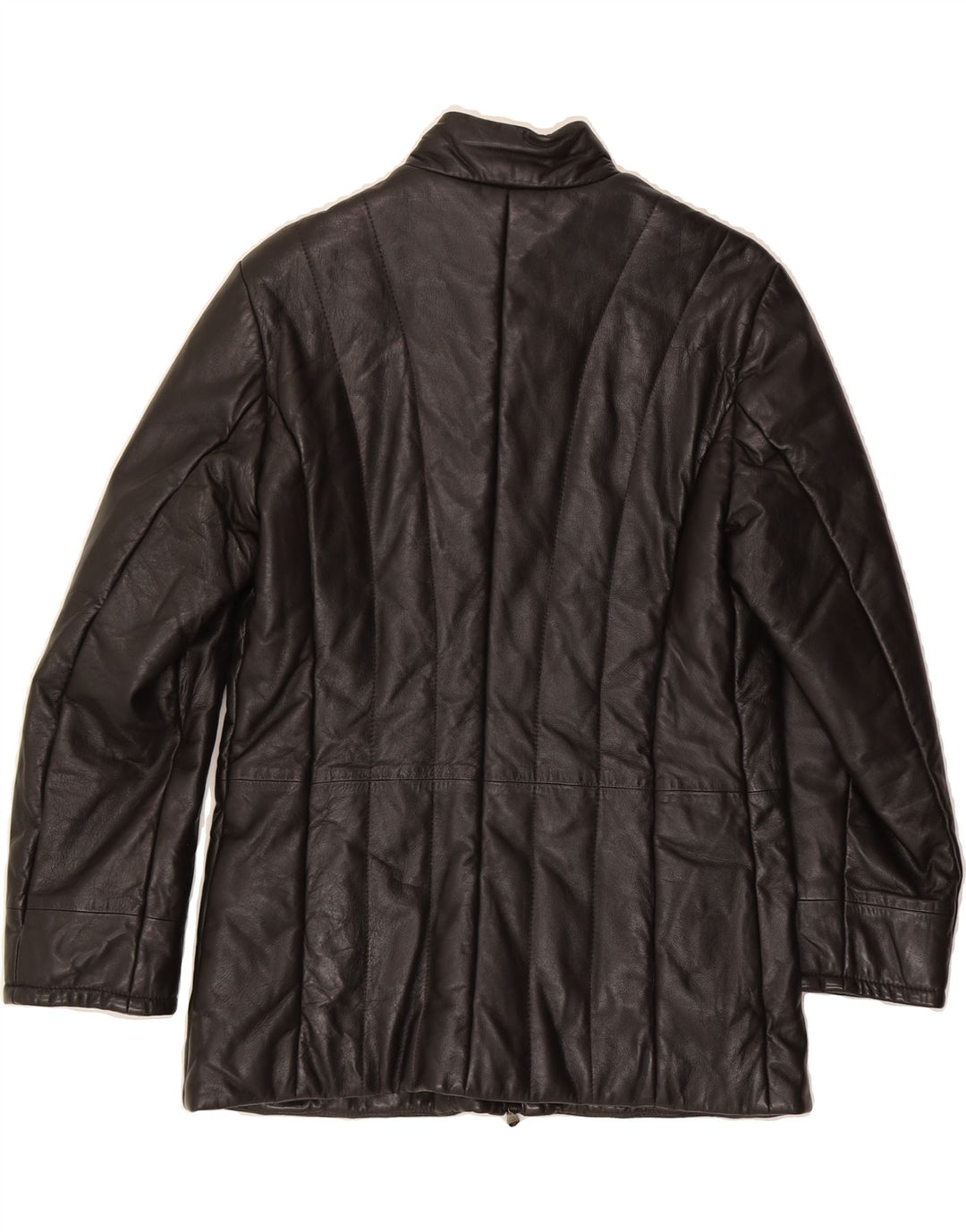 BRUNO MAGLI Womens Leather Jacket IT 44 Medium Brown Leather Classic Vintage Bruno Magli and Second-Hand Bruno Magli from Messina Hembry 