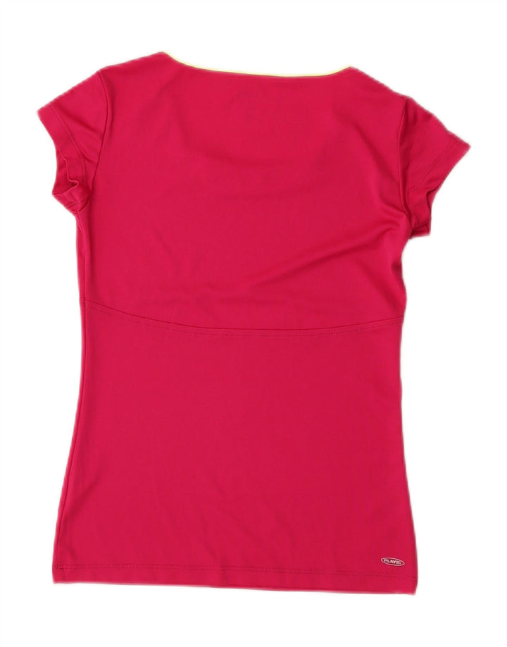 REEBOK Girls T-Shirt Top 13-14 Years Pink Vintage Reebok and Second-Hand Reebok from Messina Hembry 