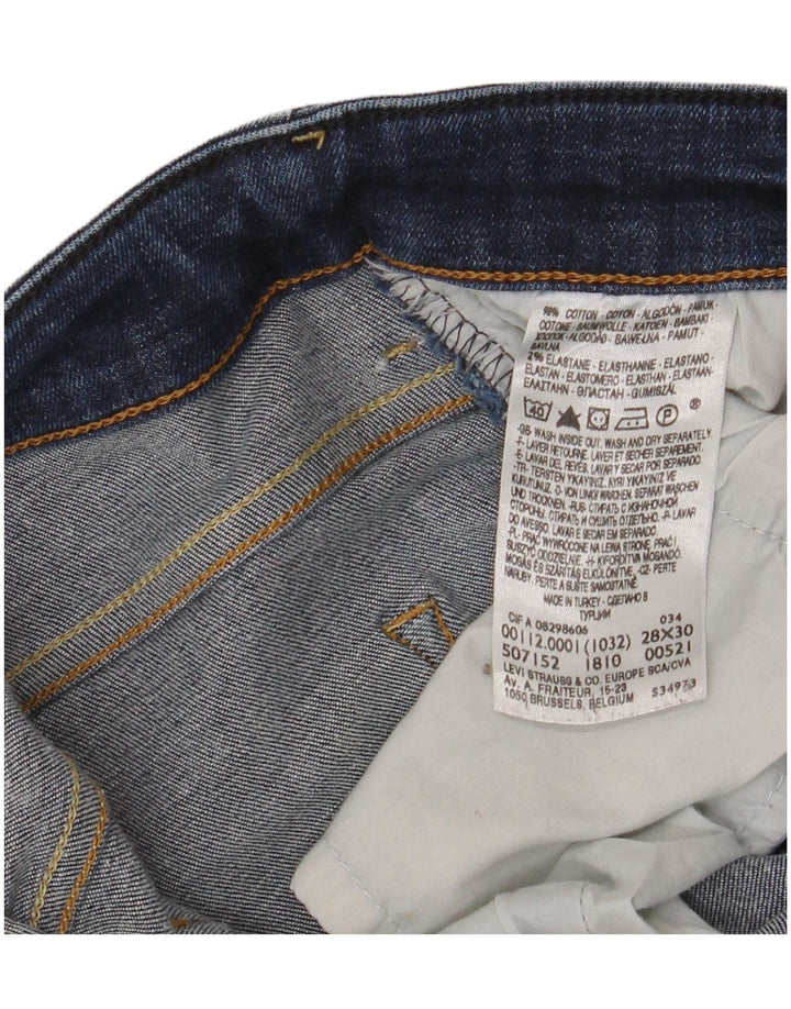 Jeans skinny feminino Levi's W28 L30 algodão azul
