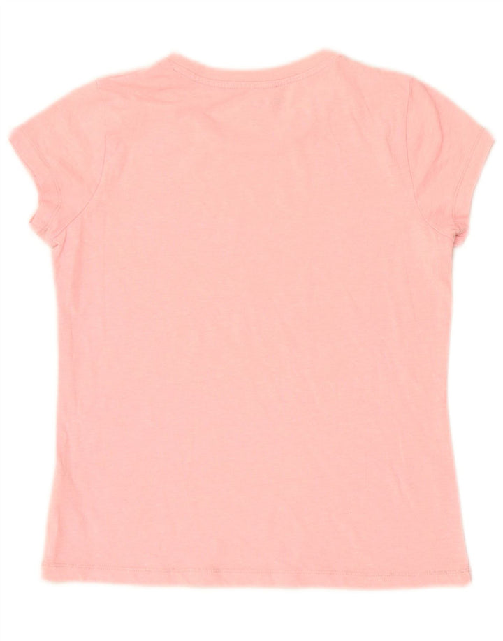 Camiseta feminina estampada CHAMPION UK 14 grande algodão rosa