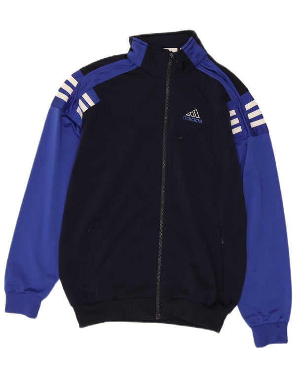 Jaqueta Adidas Meninos Treino Top 15-16 Anos Azul Marinho Colorblock