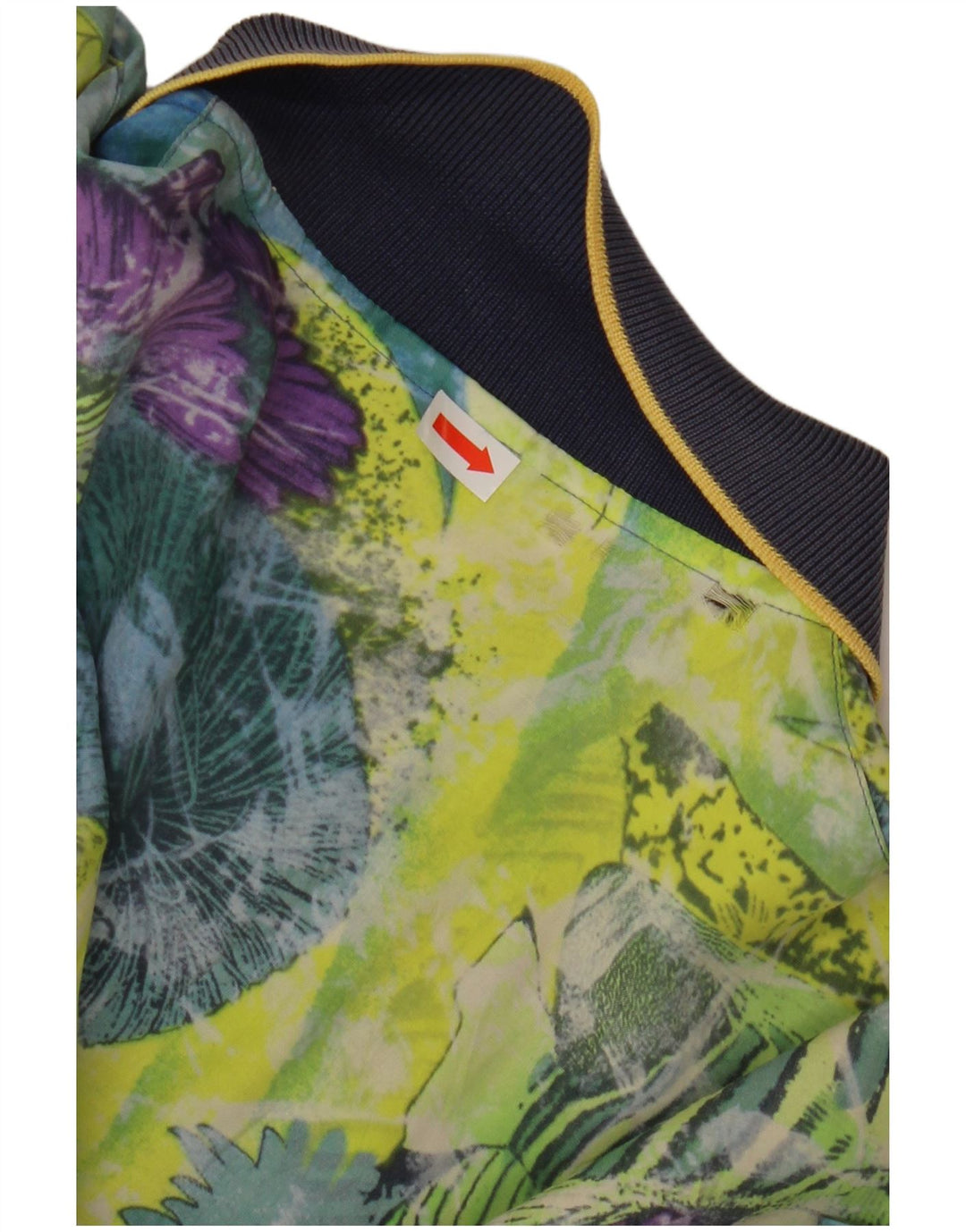 CARREL Camisa masculina de manga curta com padrão abstrato pequena multicolorida