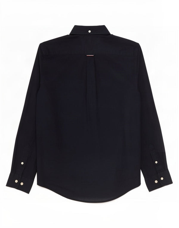 Camisa masculina Tommy Hilfiger média azul marinho algodão