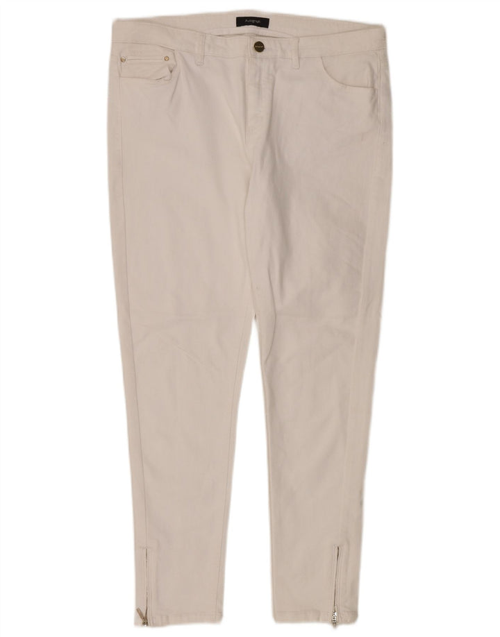 Calça Jeans Skinny Autograph Feminina MARKS & SPENCER W34 L28 Branco