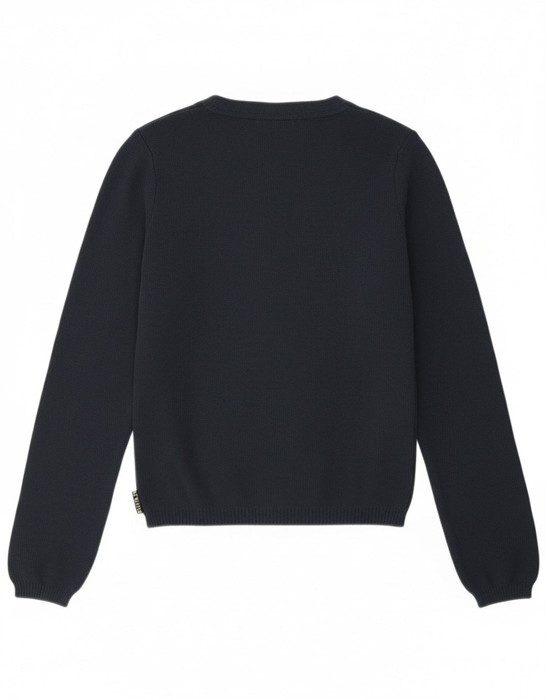 Suéter feminino Playlife com corte cardigan Reino Unido 12 médio azul marinho poliamida