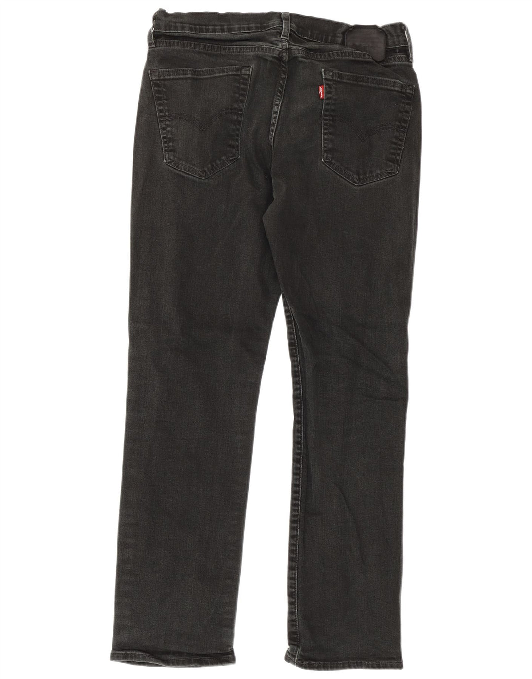 Calça jeans reta masculina Levi's W33 L30 algodão preto