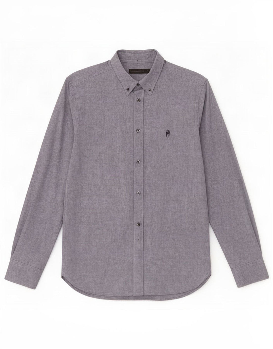 Camisa masculina French Connection pequena azul algodão