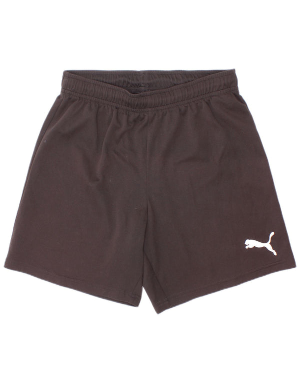 Shorts esportivos Puma meninos 13-14 anos preto poliéster