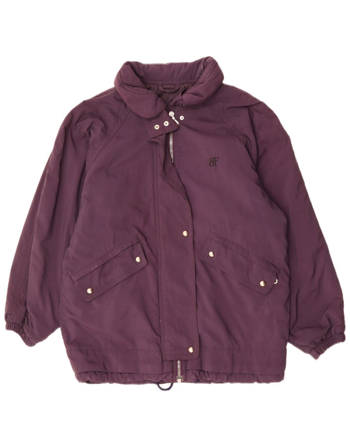 Jaqueta corta-vento feminina Belfe & Belfe UK 18 XL roxo poliéster