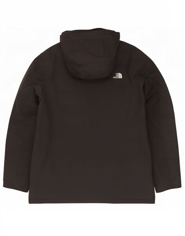 Jaqueta Parka masculina com capuz The North Face Reino Unido 40 grande poliéster preto