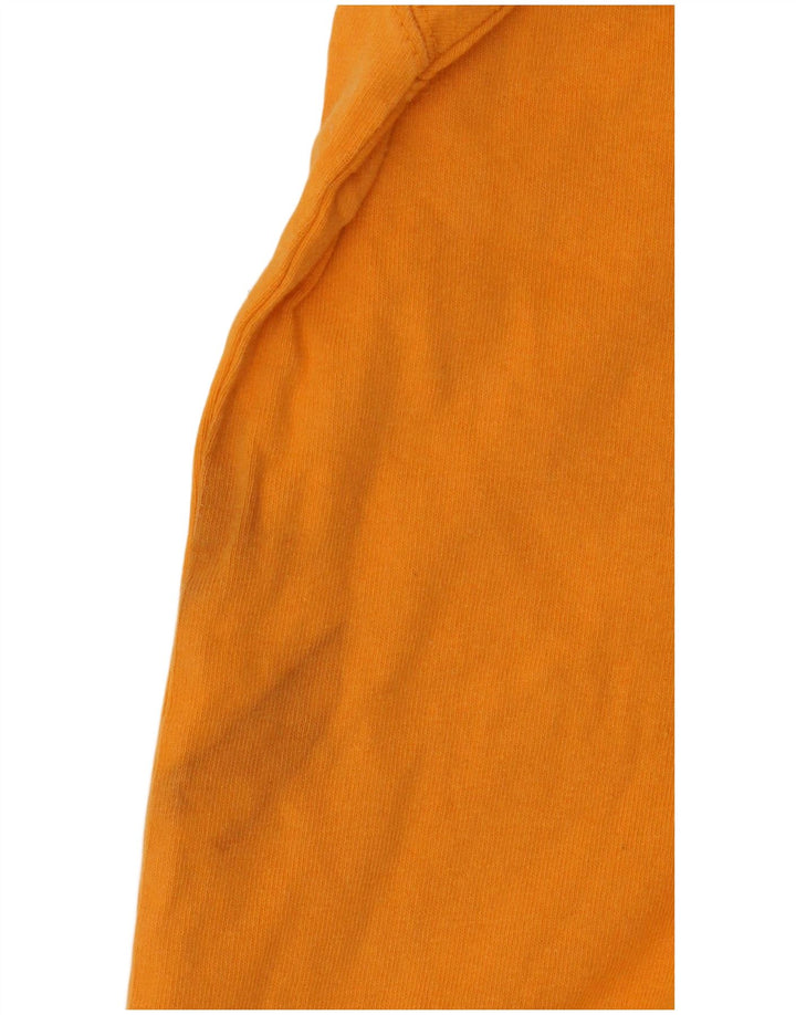 Camiseta masculina Nike Loose Fit Top Médio Algodão Laranja