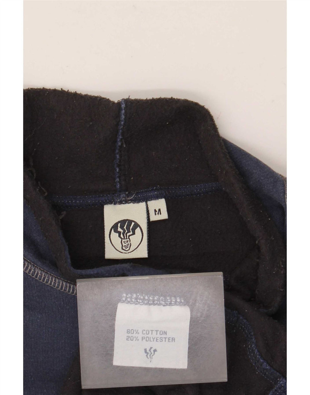 Fat Face Mens Top Manga Longa Médio Algodão Azul Marinho