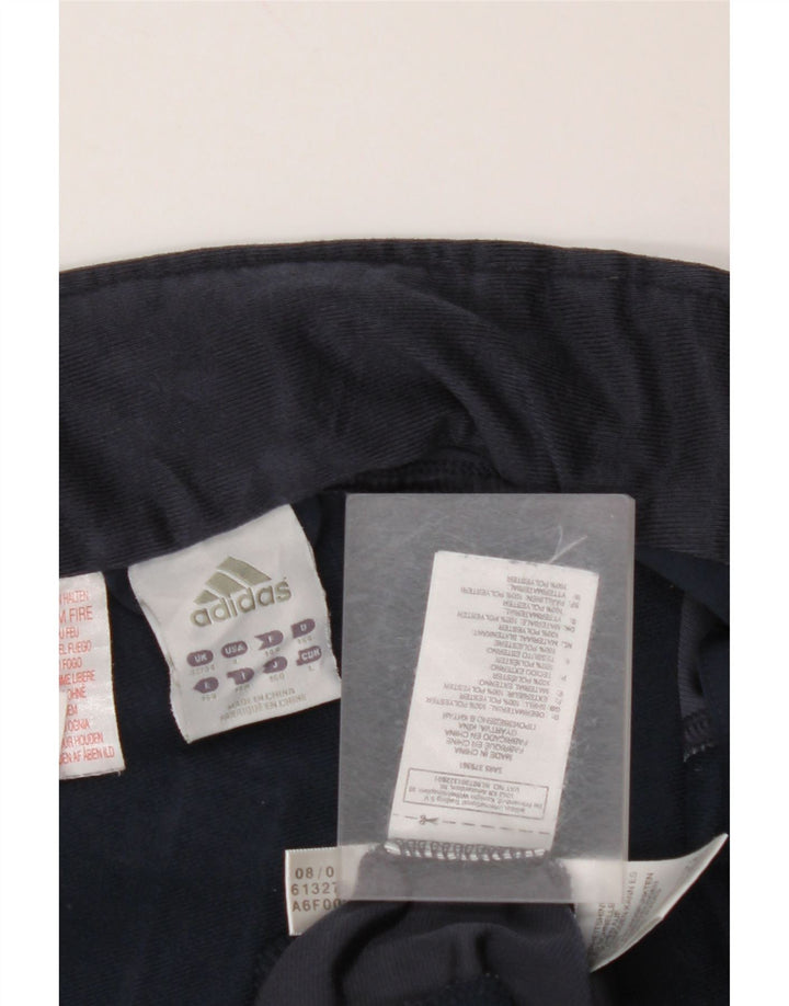 ADIDAS Meninos Graphic Tracksuit Top Jacket 13-14 Anos Azul Marinho Camuflagem