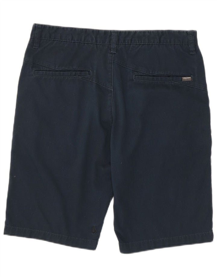 Volcom Mens Chino Shorts W32 Médio Algodão Azul Marinho