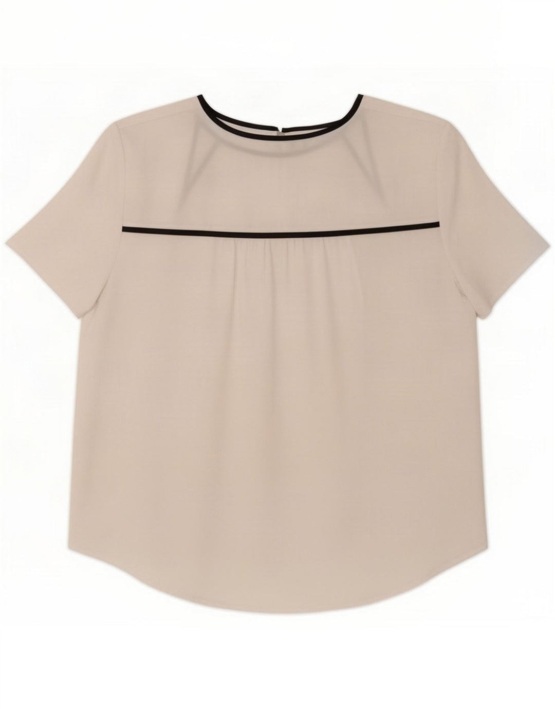Blusa feminina Armani Exchange Top UK 14 Poliéster colorblock branco médio